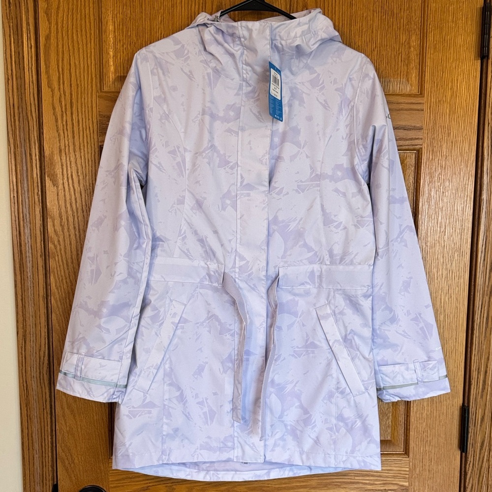 NWT Columbia Here & There Trench II Jacket — Size S — Purple Tint — NWOT